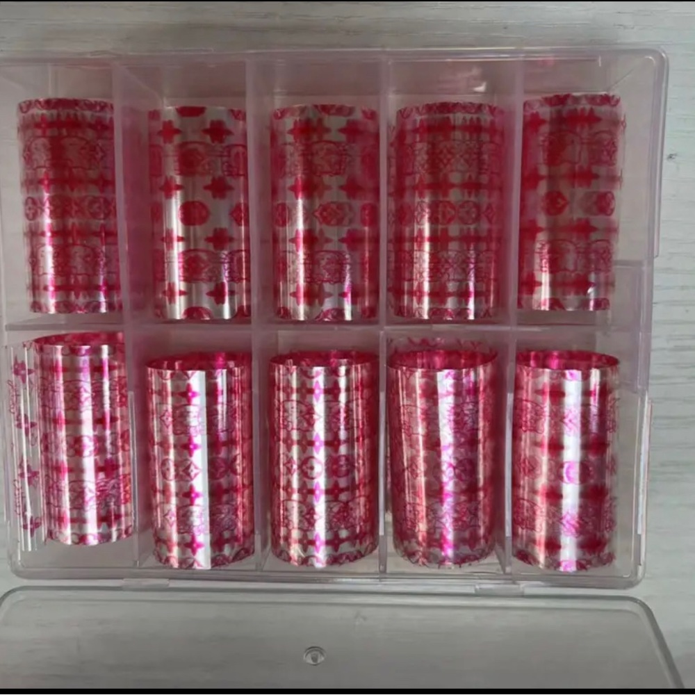 10 rolls hello kitty nail art transfer foil